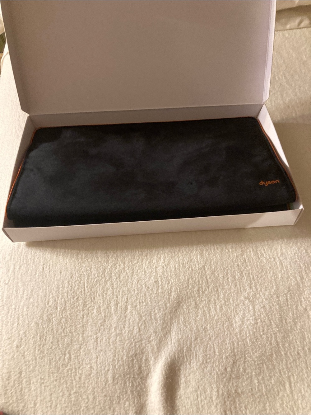 Dyson Black Travel Bag with Orange Copper Trim